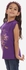 Andora Sequin Sleeveless Hoodie - Purple
