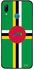 Thermoplastic Polyurethane Protective Case Cover For Huawei Nova 3e Dominica Flag