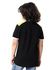 Andora Chest Embroidered Letters Ribbed Trims Short Sleeves Shirt Neck Polo Shirt for Boys - Black, 12 Years