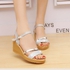 Shoes shoes women shoes ladies shoes heels shoes for women shoes lady Big size sandals silvery 35