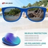 RIVBOS Kids Sunglasses Polarized UV Protection Flexible Rubber Glasses Shades with Strap for Boys Girls RBK004