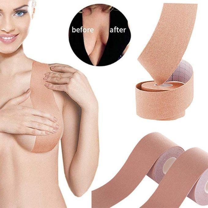 Fashion 5cm By 5m Booby Tape/push Up Bra Tape SKIN COLOUR