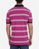 Dockland Striped Polo Shirt - Purple