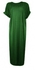 Maxi Dress | Turned Up Sleeves | Green