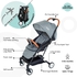Moon Ritzi Cabin Stroller Grey + Pull String Musical Toy- Babystore.ae