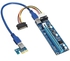 Generic 9pcs PCI-E Express USB3.0 1x to16x Extender Riser Card Adapter SATA Power Cable