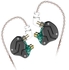 ZSN Metal 4 Cores HIFI Bass Earbuds In-Ear Wired Sport-Cyan