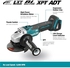 Makita DGA454RTJ 18V Lithium-Ion Cordless Brushless Angle Grinder with 2 x 5Ah Battery and Charger, 115mm Wheel Diameter