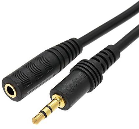 1.5 Meter audio Extension Cable 3.5mm Jack Male to Female aUX Cable 3.5 mm audio Extender Cord for Computer Mobile Phones amplifier Black