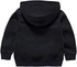 Baby Boys Girls Unisex Casual Hoodies Kids Plain Pocket Sweatshirt (BLACK, 8-9 Years)