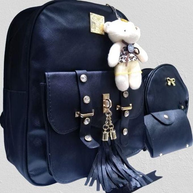 Fashion Monkey Backpack 3 In 1 - Black