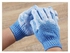 Fashion 4 Pairs Exfoliating Gloves For Body Scrub -blue