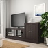 HAVSTA TV storage combination - dark brown 241x47x89 cm