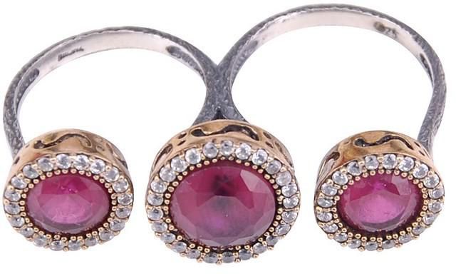 Ruby Double Ring