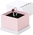 Pandora خاتم من الفضة الاسترليني بتصميم قلب أحمر مع صندوق هدايا من باندورا