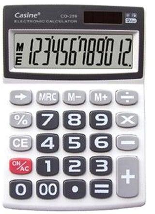 Digital Calculator White/Grey
