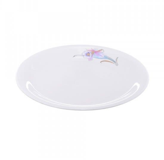 Get Zahra Elmohandes Melamine Plate, 24 cm - White with best offers | Raneen.com