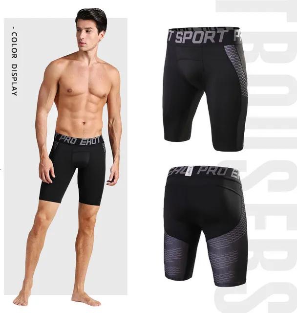Men Compression Shorts Running Tights Training Gym Legging Fitness Sportswear Workout Quick Dry Leggings Male Underwear shorts