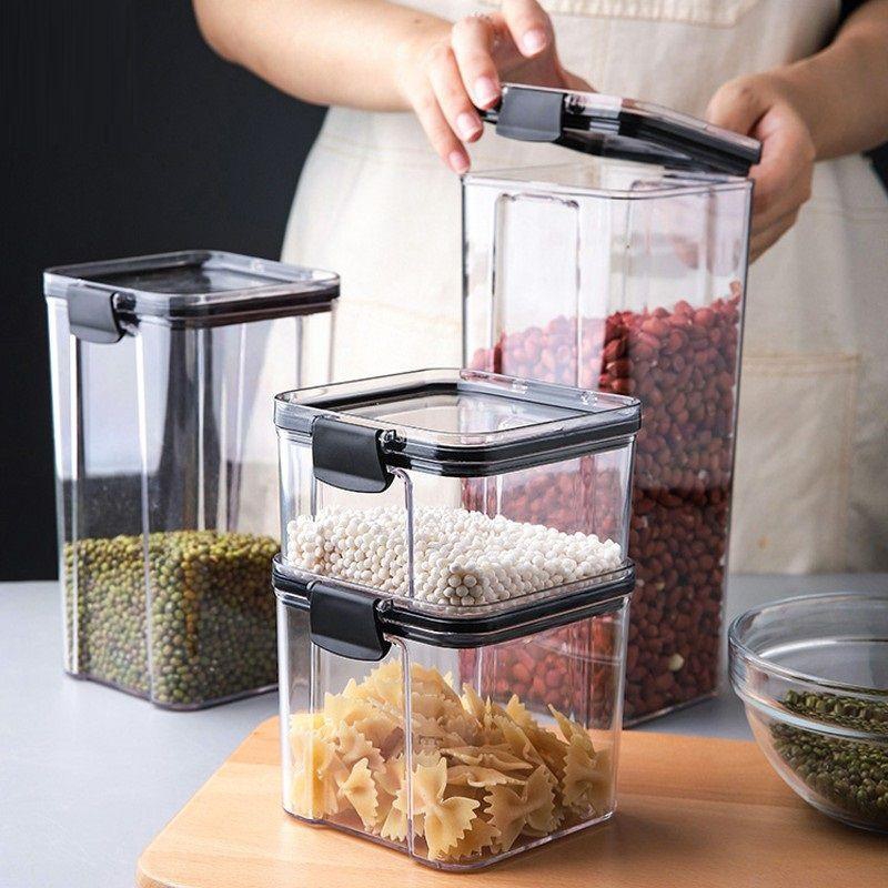 Gdeal 4 In 1 Transparent Airtight Food Container with Lid