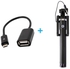 Generic OTG Cable Adapter + Free Selfie Stick- All Phones