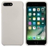 Leather Apple iPhone 7 Plus Back Cover Case - Stone