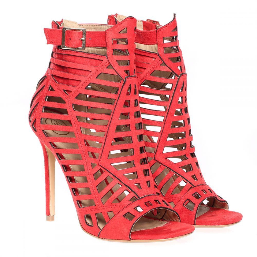 MISSGUIDED F3602217 Heels for Women - Red