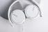Sony Mdr-Zx110Ap Wired On-Ear Headphones With Tangle Free Cable, 3.5Mm Jack, Headset With Mic For Phone Calls, White