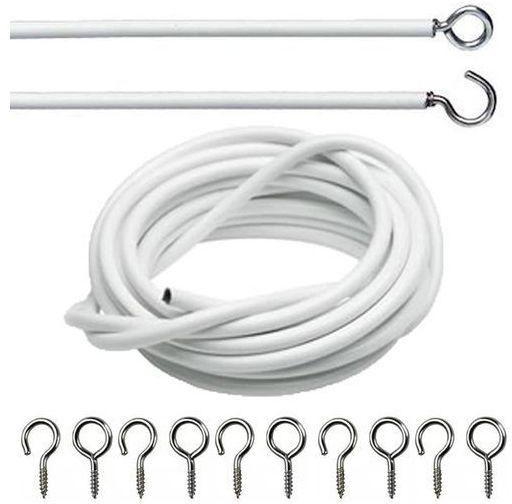 Curtain Wire With Hooks