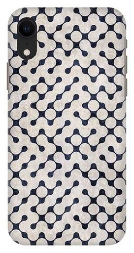 Connect The Dots Case Cover For Apple iPhone XR Black/White