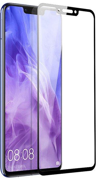Bdotcom Full Covered Curved  Glass Screen Protector for Huawei Nova 3 (Black)