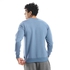 AlNasser Stitched Details Slash Pockets Slip-On Sweatshirt - Steel Blue