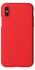 غطاء حماية واقٍ من سلسلة إيرفيت لهاتف أبل آيفون X أحمر