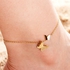 Aiwanto Anklet Gold Ankle Chain Feet Chain Gift for Women&#39;s Butterfly Anklet