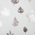 White with Copper Leaf Print Cushion
