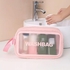 Multifunction Cosmetic Bag Makeup Case Pouch ,pink