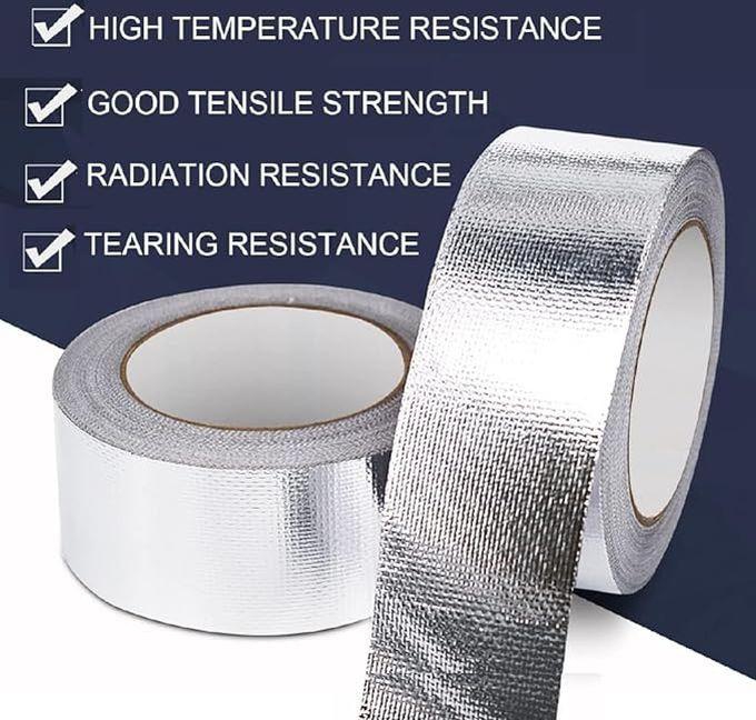 Adhesive Aluminum Foil Tape High Polymer Butyl Rubber