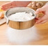 6-Piece Round Flour Sieve Silver 30cm