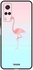 Protective Case Cover For VIVO Y53S 4G Pink Flamingo