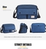 Golden Wolf GK0075 9.7-inch Men Casual Shoulder Bags Waterproof Crossbags, Blue