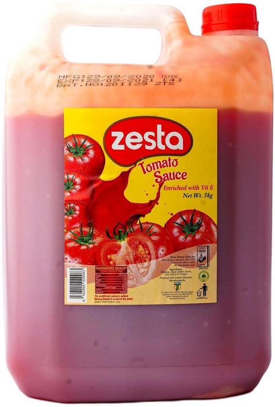 Zesta Tomato Sauce 4x5.0Kg