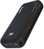Energizer Power Bank 20,000Mah Fast Charging Dual USB-A 22.5W , 18W(9V\2A). UE20011PQ ,Black
