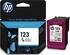 HP 123 Tri-Color Ink Cartridge, Cyan/Magenta/ Yellow - F6V16Ae