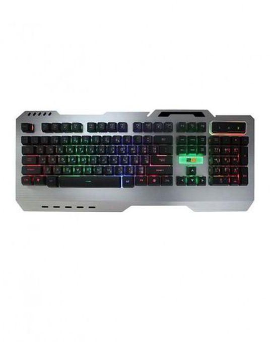 2B KB305 - Metal Gaming Keyboard - Silver/Black