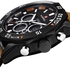 Naviforce Chronograph Men's Black Dial Leather Band Watch - NF9043-BR