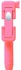Universal Pen Size Pocket Bluetooth Selfie Stick - Pink