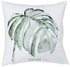 Modern Home Painted Pillowcase Flannel White 45 x 45 centimeter