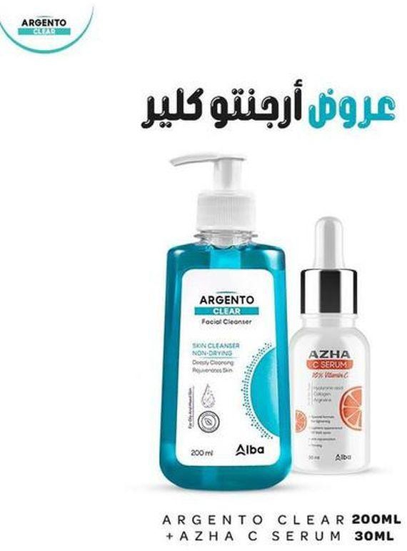 Alba Pharma Clear Facial Cleanser 200 ml + Azhi serum 30 ml