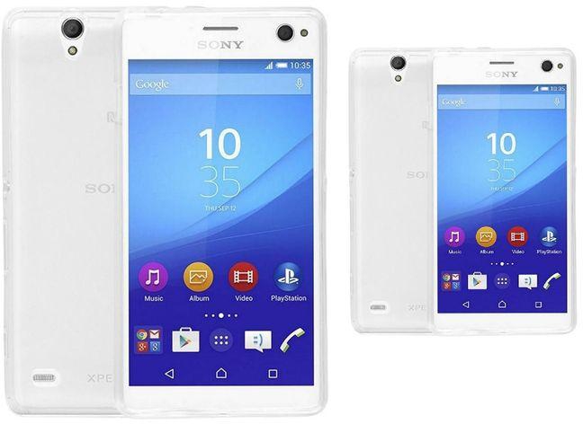 Generic Set Of 2 Back Case For Sony Xperia C4 - Clear