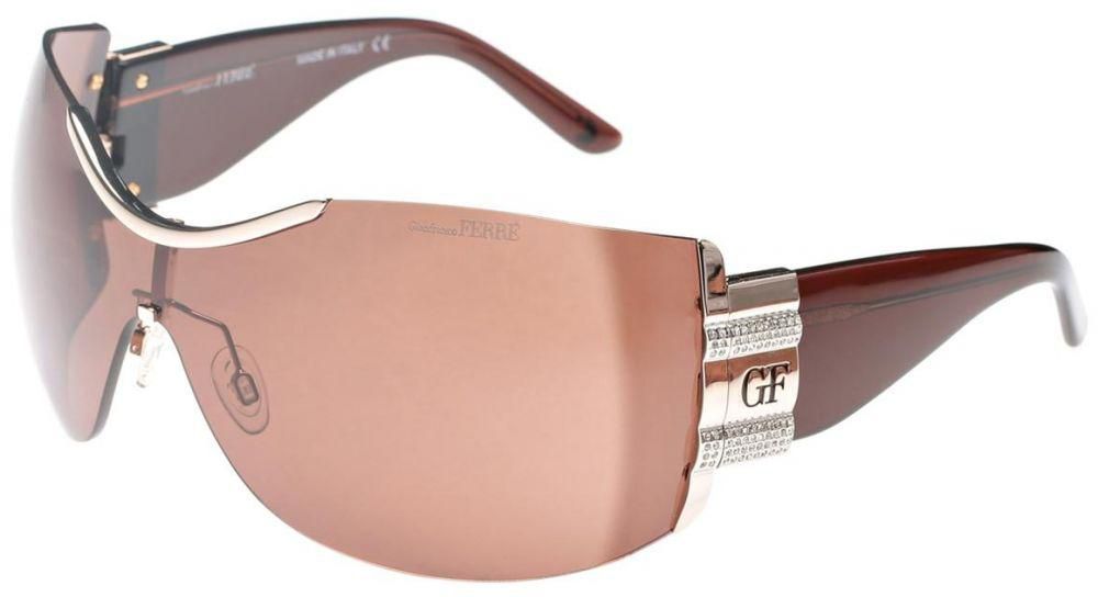 Gianfranco Ferre Wrap Brown Women's Sunglasses - GF970-02-130-25-115