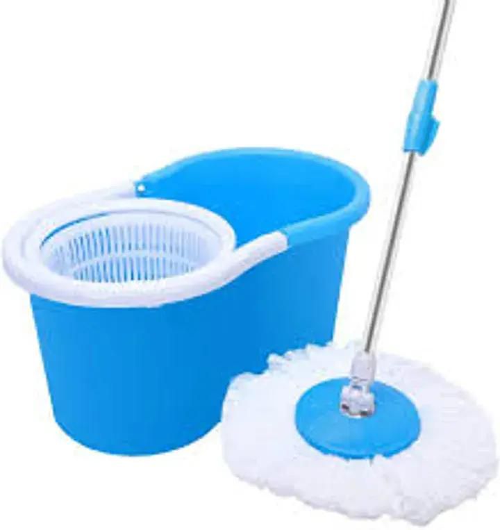 spin mop and bucket Blue one size
